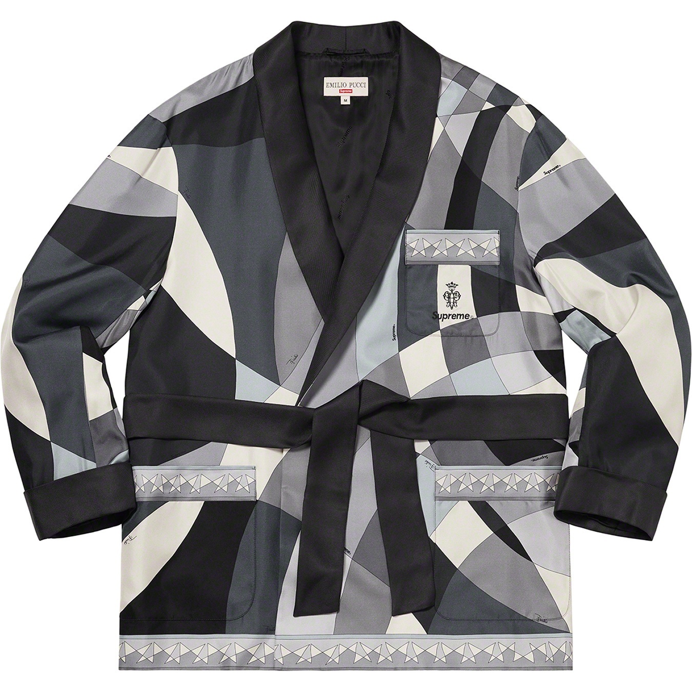 Supreme®/Emilio Pucci® Silk Smoking Jacket view 6